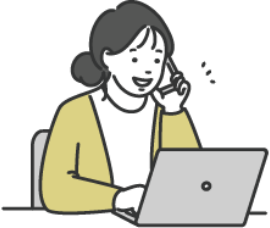 問い合わせ女性