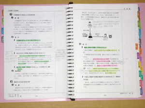 ポイントを色分けして自分なりに理解しやすいようにしていたつもりですが、主人からは「目がいたい」とバカにされました（笑）