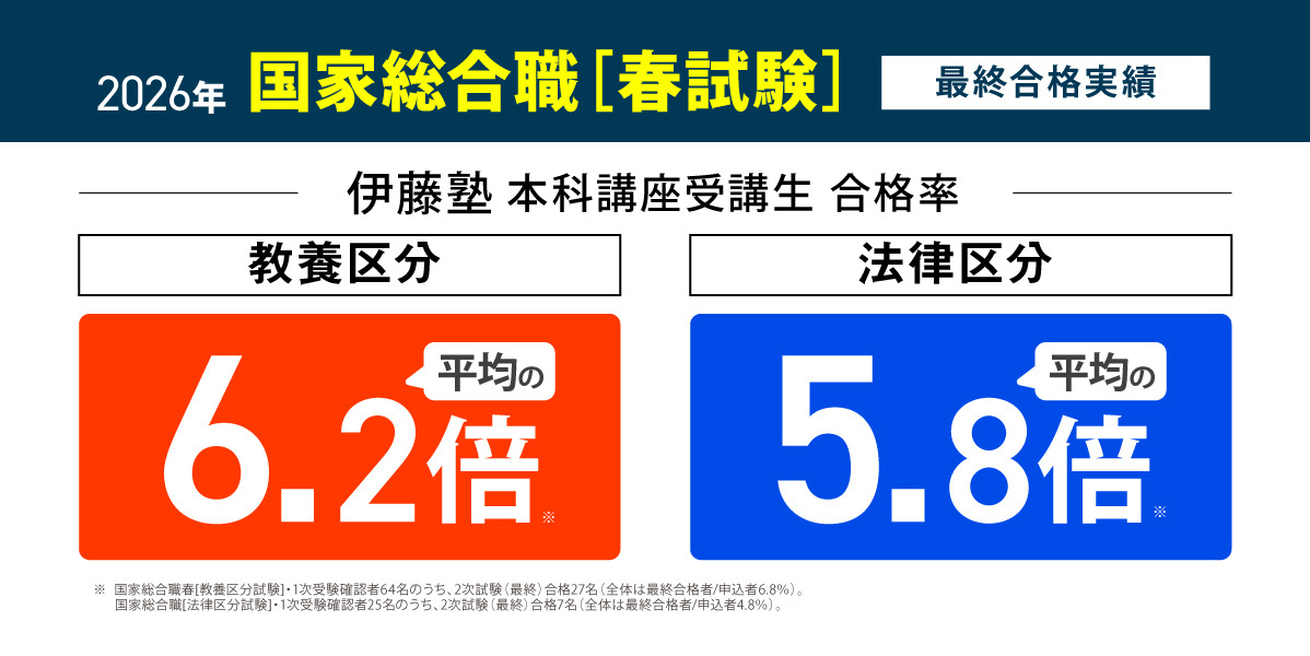 慶應生の皆さまへ～国家総合職を目指すなら伊藤塾～ | 伊藤塾