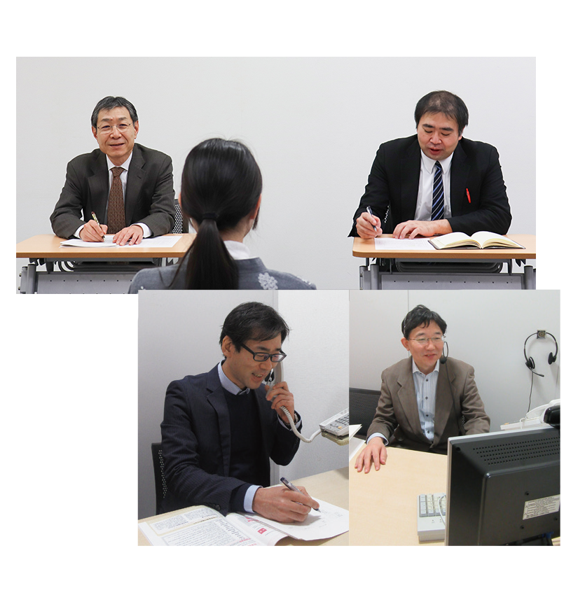 ･配点が高い人物試験対策を丁寧に･模擬面接を経て最高の状態に引き上げます！