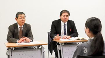 模擬面接の様子