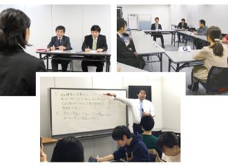 伊藤塾は、「ゼミ」や「カウンセリング」で、 受講生一人ひとりの視野を拡げるサポートをしています。