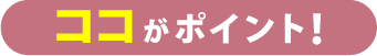 ココがポイント！