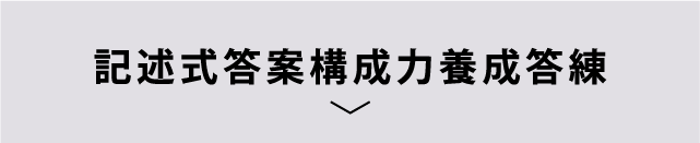 記述式答案構成力養成答練