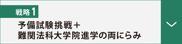 予備試験挑戦＋難関法科大学院進学の両にらみ