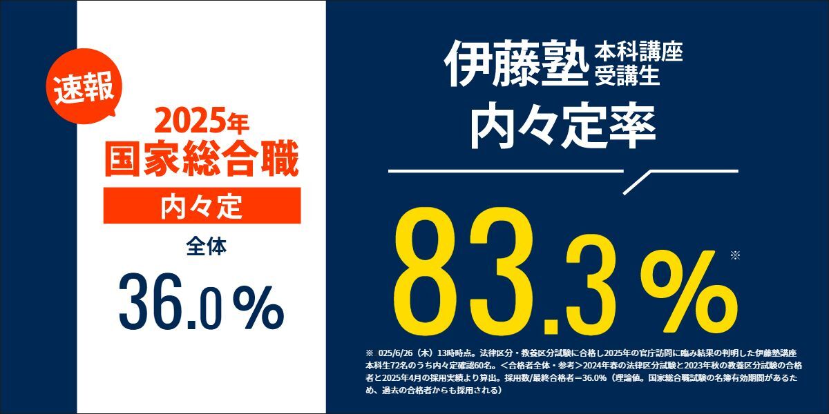 国家総合職合格実績