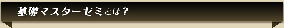 基礎マスターゼミとは?